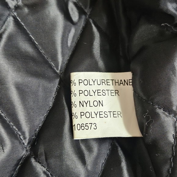 Children's Black Leather Biker Jacket Size 5T - Picture 8 of 16